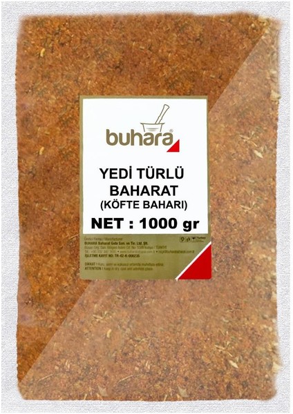 Köfte Baharı-Yedi Türlü Baharat 1000 gr