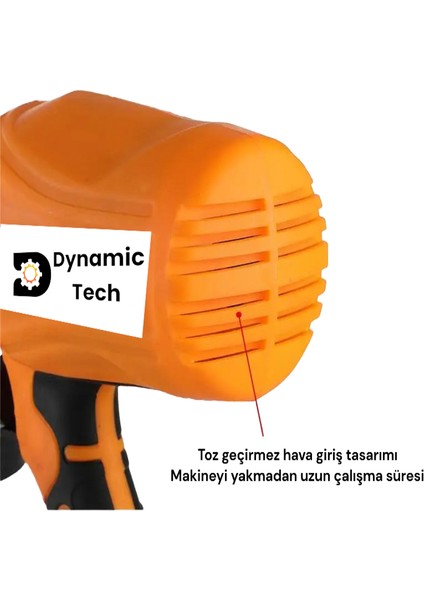 Dynamic Tech Profesyonel 1000 W Elektrikli Sprey Boya Püskürtme Tabancası Dezenfektan Ilaçlama Makinesi