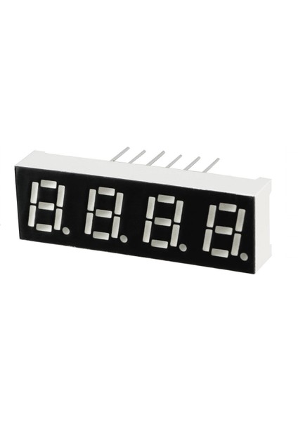 0.39 Inç 4 Basamaklı Kırmızı Anot 7 Segment Gösterge - 3 Adet