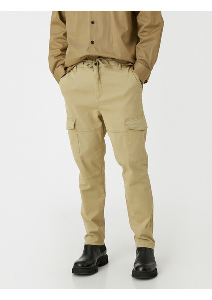 Jogger Kargo Pantolon Beli Bağcıklı Cep Detaylı modelleri