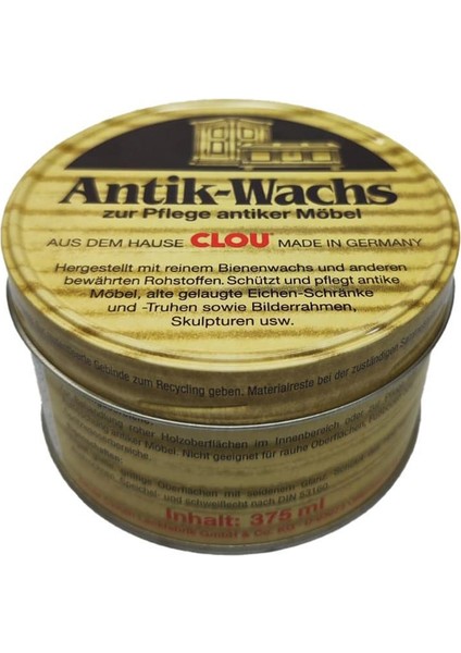 Ahşap Wax Katı 375ML