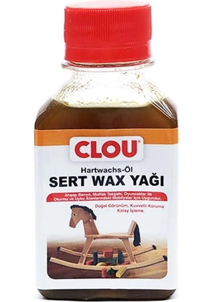 30756.00001 Sert Wax Ahşap Yağı Şeffaf 100ML