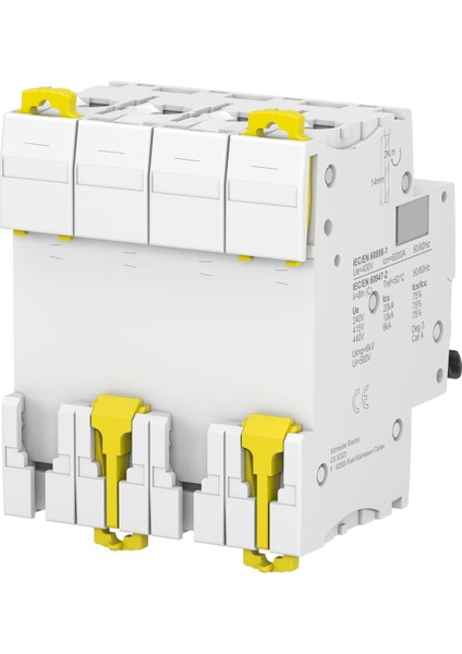 ACTi9 iC60N A9F74420 20A SİGORTA (4P, 6kA, C EĞRİSİ)