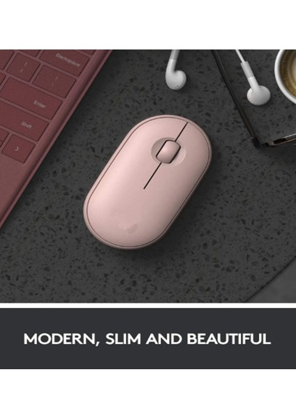 Kablosuz Mouse Wireless  Mouse Pembe