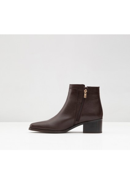 Helena-Tr Bot Orta Boy Botlar;şık Bot - Kahve modelleri