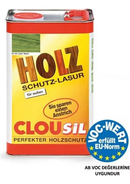 Solvent Bazlı Ahşap Koruyucular 25LTCLOU Nr:11 Çam Yeşili Slv Bazlı Ahş.koruyucu 25LT