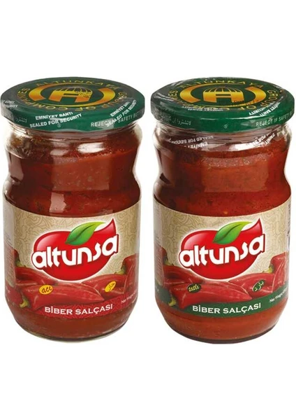 Biber Salçası Acı ve Tatlı Set 650 gr x 2