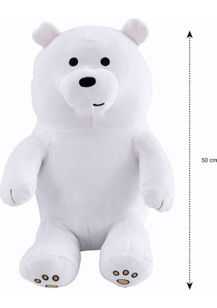 Kafadar Ayılar Kutup Ayısı We Bare Bears Peluş Oyuncak Uyku ve Oyun Arkadaşı 50 cm fiyatları