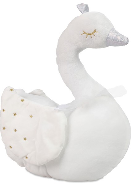 Kuğu Soft Yastık 35 cm Peluş Oyuncak Uyku ve Oyun Arkadaşı