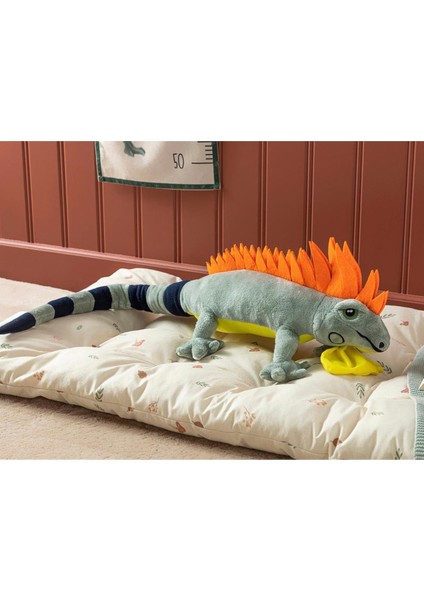 Bukalemun Bebek Kırlent Yumuşak Peluş Oyuncak Kertenkele Uyku ve Oyun Arkadaşı 100 cm 1 Metre