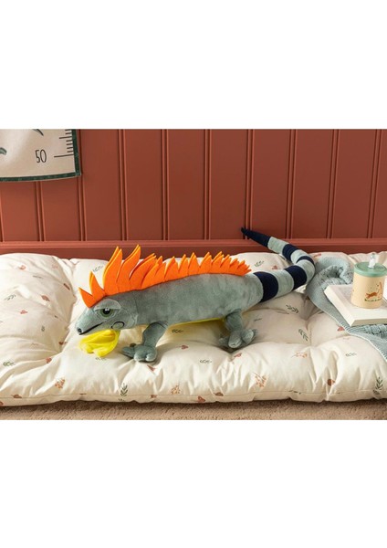 Bukalemun Bebek Kırlent Yumuşak Peluş Oyuncak Kertenkele Uyku ve Oyun Arkadaşı 100 cm 1 Metre