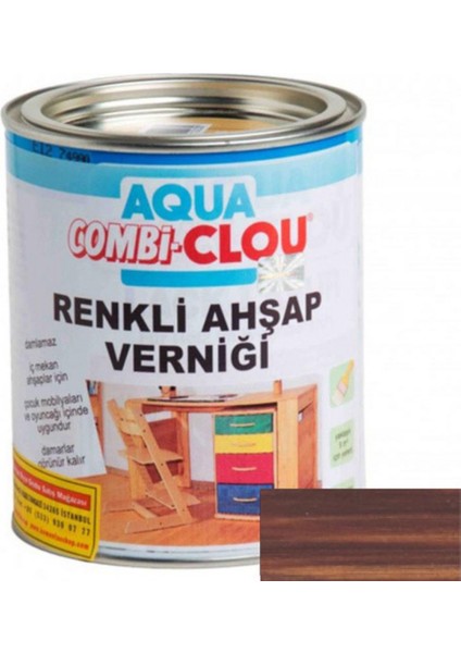 Su Bazlı Vernikler 750MLL17 Nr:10 Kahve Maun Su Bazlı Renkli A.VERNIĞ750ML