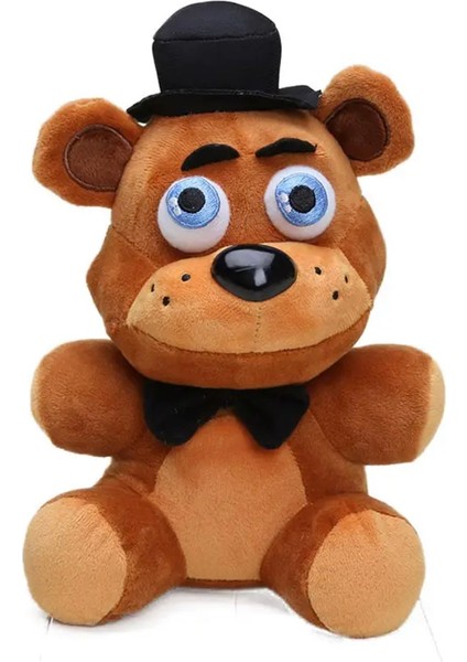 Fnaf Freddy ve Foxy 2 Li Peluş Yumuşak Oyuncak Five Night Uyku ve Oyun Arkadaşı 25 cm