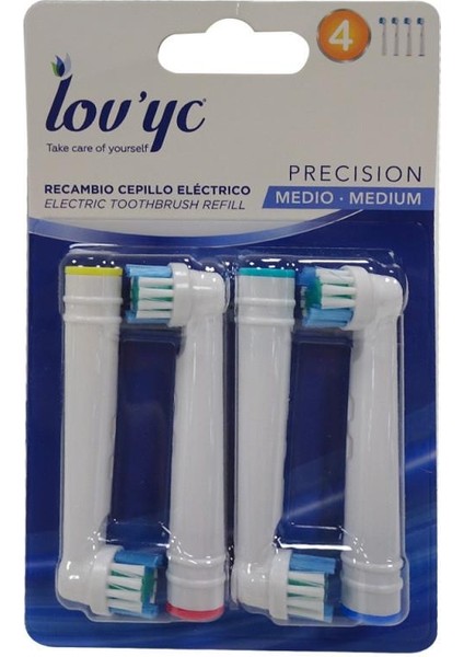 Precision Orta 4lü Elektrikli Diş Fırçası Yedek Başlık