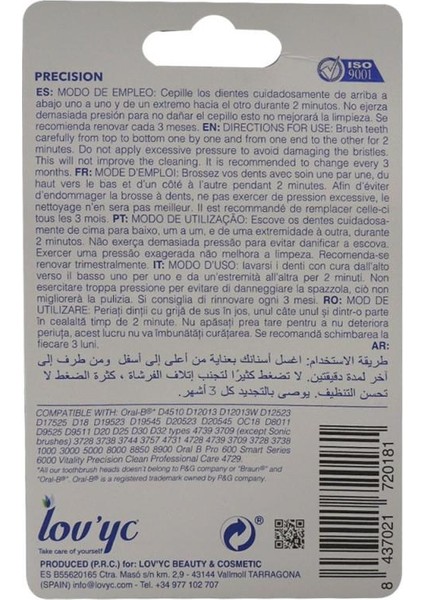 Precision Orta 4lü Elektrikli Diş Fırçası Yedek Başlık fiyatları