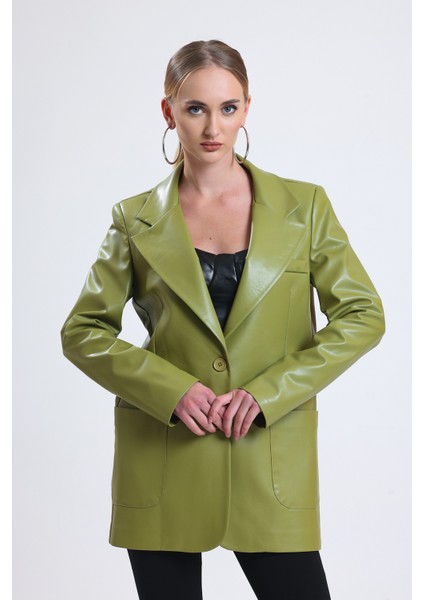 Kadın Suni Deri Ceket | CKT33554