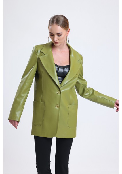 Kadın Suni Deri Ceket | CKT33554 fiyatları