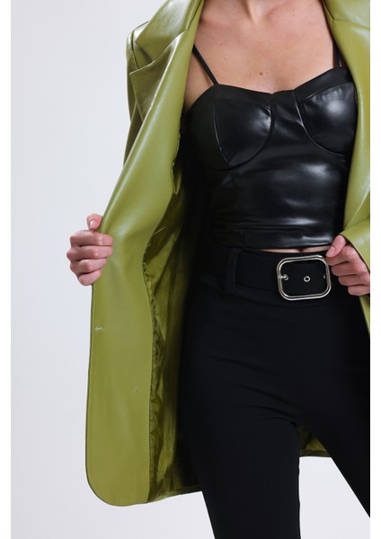 Kadın Suni Deri Ceket | CKT33554 fırsatları