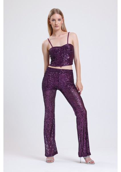 Gloplu Arkası Fermuarlı Zara Payet Bustiyer | BST33154 modelleri