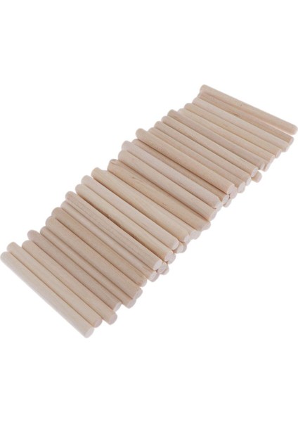 Craft Için Ahşap Dübel Çubukları 5cm - 50 Adet Sağlam Balsa (Yurt Dışından) indirimleri