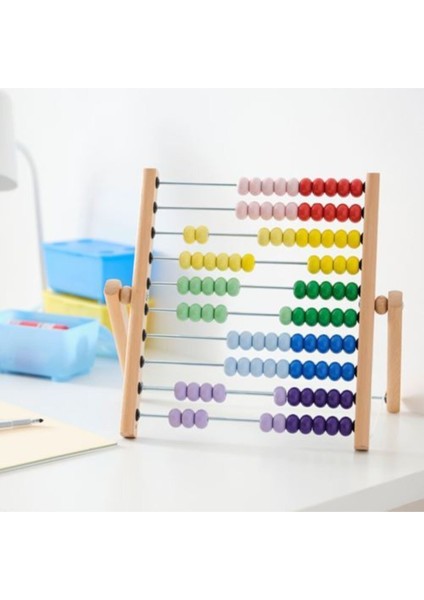Underhalla Çok Renkli Eğitici Çocuk Abaküs 33 cm