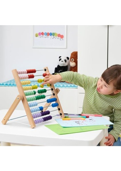 Underhalla Çok Renkli Eğitici Çocuk Abaküs 33 cm