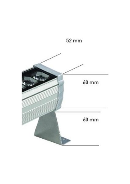 36W 100Cm Sıva Üstü Wallwasher