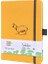 Sarı Nokta Izgaralı Sayfalar Buke Noktalı Günlük Nokta Izgaralı Defter Sketcbook - Pu Deri, 160GSM Kalın Kağıt, Iç Cep, Elastik Kapatma, Kalem Tutucu (Yurt Dışından) 1