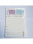 Gider Notları A7 120X80MM Cetveller 80 Sayfa Hurda Rezervasyon Planlayıcısı Organizatör 6 Halkalı Defter Için Kağıtları Doldurur A5 A6 A7 (Yurt Dışından) 1