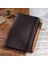 Kahverengi 10.5X15.5 cm Hakiki Deri Kapak Defter Cep Dergisi Seyahat Alan Kitap Kalem Klasörü ile Halat Tasarımı (Yurt Dışından) 2