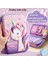 Tek Boynuzlu At Büyük Pembe Unicorn Kalem Kutusu Eva 3D Kalem Kutusu Kırtasiye Organizatör Okul Malzemeleri Kawaii Cetvel Silgi Tutucu Hediye Kese Ins Depolama (Yurt Dışından) 1