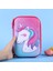 Tek Boynuzlu At Kalem Kutusu Kalem Kutusu Unicorn Kore Kırtasiye 3D Kalem Kutusu Büyük Kapasiteli Kalem Kutusu Kalemlik Estuche Escolar Okul Malzemeleri Kalem Kutusu (Yurt Dışından) 1