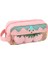 Pembe Çilek Peluş Sevimli Kedi Kurbağa Kalem Çantası Büyük Kapasiteli Kız Komik Kırtasiye Kalem Kutusu Kılıfı Okul Ofis Malzemeleri Kawaii Kalem Çantası (Yurt Dışından) 1