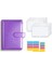 Glitter Pruple A5 A5 A6 Pu Deri Bağlayıcı Bütçe Planlayıcısı Nakit Zarf Cüzdan Sistemi Bütçe Zarfları ile Bağlayıcı Cepler Bütçeleme Için (Yurt Dışından) 1