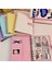 Mor Sadece Kapak Şeker Renk A5 Pu Deri Bağlayıcı Fotoğraf Kartları Kapak Sevimli Kpop Gevşek Yaprak Toplama Kitap Fotoğraf Kartları Albümü Depolama Kitap Kırtasiye (Yurt Dışından) 4