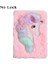 Pembe A5 Peluş Dizüstü Kilitli Sevimli Köpek Dergisi A5 Günlüğü Unicorn Planlayıcısı Organizatör Kawaii Okula Dönüş Not Defteri Kore Eskiz Defteri (Yurt Dışından) 1