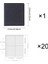 20 Adet 2 Cep 4r A5 3 Halka Plrbok A5 Glitter Deri Fotoğraf Kartları Albümü 3 Yüzük 7.6×9.8mm Kawaii Sevimli Bağlayıcı Fotocard 20 Sayfa 4 Cep Kollu 80 Fotoğraf (Yurt Dışından) 3