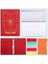 Kırmızı Bir Set A6 Bronzlaştırıcı Bağlayıcı Bütçe Planlayıcısı Defter Nakit Zarf Bağlayıcı Bütçe Para Tasarrufu Zarflar Klasörü 6 Delikli Bağlayıcı Cepler (Yurt Dışından) 1