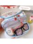 OSS23265RD Yeni Kawaii Kalem Çantası Kalem Kutuları 2 Katmanlı Yüksek Kapasiteli Kalemler Kılıfı Ücretsiz 1 Pc Kendi Başına Yap Çıkartma Okul Kırtasiye Kız Hediye (Yurt Dışından) 4