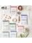 Stil 4 20 Adet Retro Çiçek Çerçeve Etiket Yırtma Not Defteri Malzeme Kağıt Önemsiz Dergisi Planlayıcısı Scrapbooking Dekoratif Dıy Kraft El Işi Kağıdı (Yurt Dışından) 4