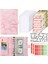 Pembe Mermer A6 A6 Bütçe Organizatör Binder Nakit Zarf Sistemi Gevşek Yaprak Defter Diy Günlük Gündem Planlayıcısı Fermuarlı Cep Harcama Sayfası (Yurt Dışından) 1