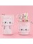 Kedi Sevimli Kedi Okul Kalem Kutusu Kız Erkek Kalem Kutusu Tuval Kartuş Kalem Çantası Kawaii Unicorn Kalem Kutusu Kırtasiye Kore Ceza Kiti (Yurt Dışından) 1