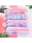 Gradyan Mor-1pc Kawaii Sevimli Peluş Kalem Kutusu Degrade Renk Sekizgen Kalem Kutusu Kız Makyaj Çantası Kozmetik Çantası Öğrenci Saklama Çantası Kırtasiye (Yurt Dışından) 3
