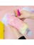 Gradyan Mor-1pc Kawaii Sevimli Peluş Kalem Kutusu Degrade Renk Sekizgen Kalem Kutusu Kız Makyaj Çantası Kozmetik Çantası Öğrenci Saklama Çantası Kırtasiye (Yurt Dışından) 4