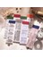 G Journamm 30 Adet/paket Retro Turnusol Kağıdı Bilet Serisi Malzeme Kağıt Önemsiz Dergisi Dıy Kırtasiye Scrapbooking Deco Not Kağıdı (Yurt Dışından) 2
