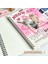 No.4 50 Sayfalık Güzel Sevgiliye Pembe Mor Bobin Defter A5 Yatay Çizgi Öğrenme Not Defteri Yüksek Güzellik Dayanıklı Okul Kırtasiye (Yurt Dışından) 4