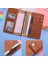 Fermuarlı Çanta A6 Pu Deri Defter Bütçe Bağlayıcı 6 Fermuarlı Kese Sayfaları Doldurulabilir 6 Halka Gevşek Yaprak Kişisel Planlayıcı Bağlayıcı Çıkartmalar (Yurt Dışından) 3