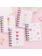 B A7 1 Adet Kawaii Küçük Spiral Defter Kağıdı Mesaj Pad Sevimli Çiçek Desen A7 Mini Cep Kitap Öğrenci Okul Malzemeleri (Yurt Dışından) 2