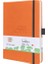 Turuncu Nokta Izgaralı Sayfalar Buke Noktalı Günlük Nokta Izgaralı Defter Sketcbook - Pu Deri, 160GSM Kalın Kağıt, Iç Cep, Elastik Kapatma, Kalemlik (Yurt Dışından) 1