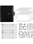 Sıyah A7 A7 Pu Deri Defter Bağlayıcı Bütçe Planlayıcısı Organizatör Bağlayıcı Kapağı 8 Bağlayıcı Cepler ve 12 Parça Gider Bütçe Sayfaları (Yurt Dışından) 3